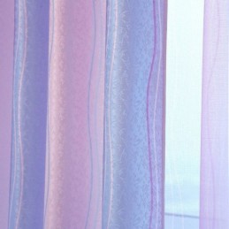 Rideaux Jacquard Modernes À Rayures Colorées Et Dégradées, Sur Mesure Pour Chambre De Fille
