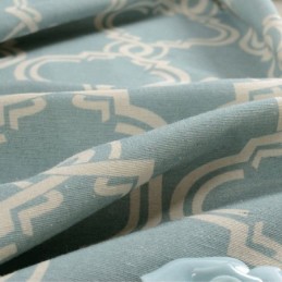 Rideau Nordique Simple Sur Mesure, Imprimé Géométrique, Tissu De Protection En Coton
