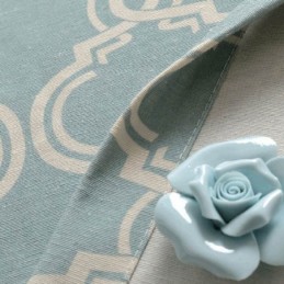 Rideau Nordique Simple Sur Mesure, Imprimé Géométrique, Tissu De Protection En Coton