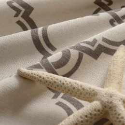 Rideau Nordique Simple Sur Mesure, Imprimé Géométrique, Tissu De Protection En Coton