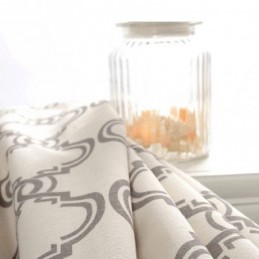 Rideau Nordique Simple Sur Mesure, Imprimé Géométrique, Tissu De Protection En Coton