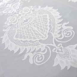 Rideau Transparent Classique Européen Fait Sur Mesure, Motif Floral Jacquard, Pour Salon, Bureau, Tissu En Coton Doux