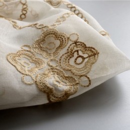 Rideaux Transparents Nordiques À Motif Diamant Pour Fenêtre De Salon Et Chambre À Coucher