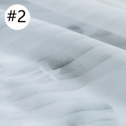 Rideaux Transparents À Rayures, Décoration D'Intérieur, Rideau En Tulle Moderne, Rideau Sur Mesure Pour Salon