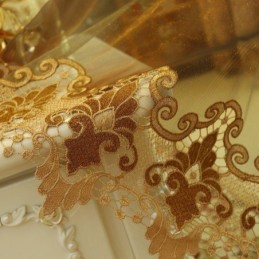 Rideaux Transparents Modernes En Tulle Floral Pour Le Salon