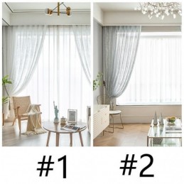 Rideaux Transparents En Tulle Nordique, Élégants Rideaux En Voile Blanc Sur Mesure, Panneaux De Stores Pour Salon.
