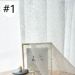 Rideaux Transparents En Tulle Nordique, Élégants Rideaux En Voile Blanc Sur Mesure, Panneaux De Stores Pour Salon.