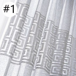 Rideaux Transparents Géométriques Pour Salon Et Chambre À Coucher