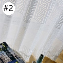 Rideaux Transparents Géométriques Pour Salon Et Chambre À Coucher