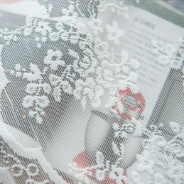 Rideaux Transparents En Tulle Floral, Élégants Rideaux En Voile Blanc Sur Mesure, Pour Salon
