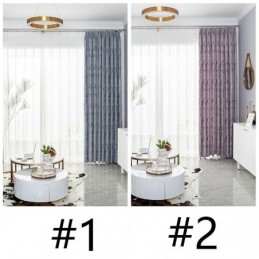 Rideaux Jacquard De Luxe Occultants Pour Fenêtre De Salon Et Chambre À Coucher