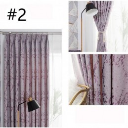 Rideaux Jacquard De Luxe Occultants Pour Fenêtre De Salon Et Chambre À Coucher