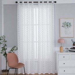 Rideaux Transparents Blancs...