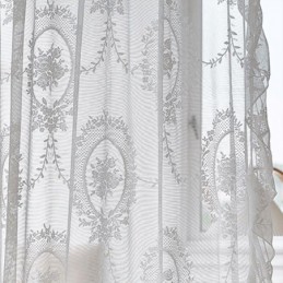 Rideaux Transparents En Tulle Coréen, Brodés, Sur Mesure, Pour Salon, Salle À Manger, Chambre À Coucher