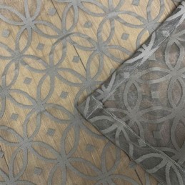 Rideau En Tulle Européen Sur Mesure, Gris Transparent, Pour Salon