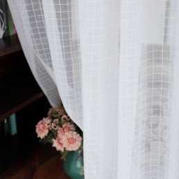 Rideaux Transparents Modernes En Tulle Pour Fenêtre De Salon Ou De Chambre À Coucher