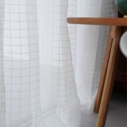 Rideaux Transparents Modernes En Tulle Pour Fenêtre De Salon Ou De Chambre À Coucher
