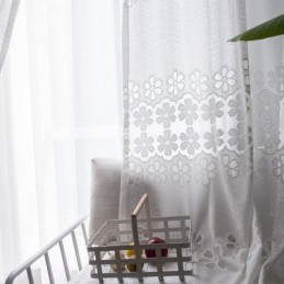 Rideaux En Tulle Blanc...