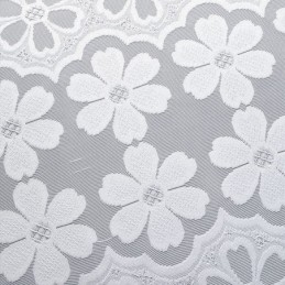 Rideaux En Tulle Blanc Modernes, Voilages Fleuris, Sur Mesure, Pour Salon