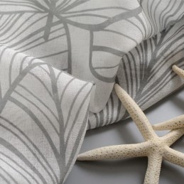 Rideau Imprimé Feuilles Sur Mesure En Tulle Transparent Pour Salon Et Chambre À Coucher