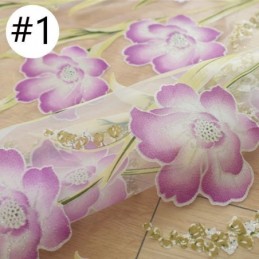 Rideau En Tulle Floral Européen Sur Mesure, Style Pastoral Pour Salon