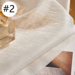 Rideau De Fenêtre Moderne En Tulle Jacquard Sur Mesure Pour Salon Et Chambre À Coucher