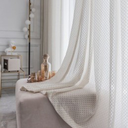 Rideaux En Tulle Blanc...