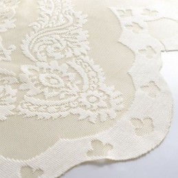 Rideaux En Tulle Brodés Européens, Rideaux De Fenêtre Romantiques Semi-Transparents En Jacquard