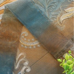 Rideau En Tulle Exquis, Fabriqué Sur Mesure, Rideau Européen Brodé À Fleurs, Rideaux Transparents Pour La Décoration De La Pièce