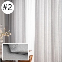 Rideaux En Tulle De Couleur Unie, Style Nordique, Pour Salon