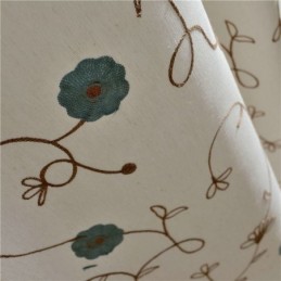 Rideau Japonais Simple Sur Mesure Avec Broderie Fraîche