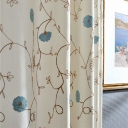 Rideau Japonais Simple Sur Mesure Avec Broderie Fraîche