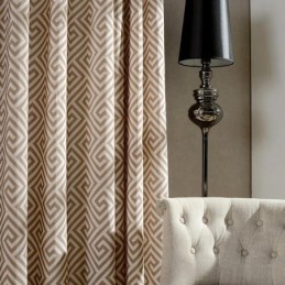 Rideau Nordique Simple Sur Mesure, Tissu D'Étude Imprimé Unique Et Respectueux De L'Environnement