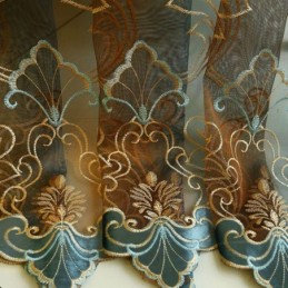 Rideau Brodé Européen Sur Mesure, Rideau De Luxe Pour Fenêtre, Pour Salon, Chambre À Coucher