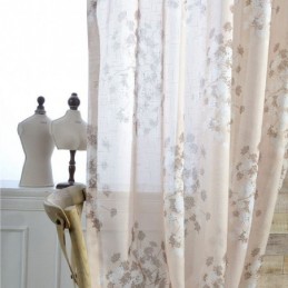 Rideau Moustiquaire En Tulle Motif Pissenlit, Sur Mesure, Pour Salon, Bureau