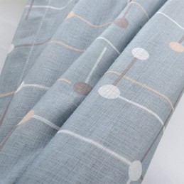 Rideaux En Tulle Semi-Transparent Imprimés Pour Salon Et Chambre À Coucher