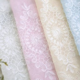 Rideau Transparent Respirant Sur Mesure, Voile Décoratif Européen En Tulle Pour Salon