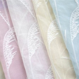 Rideaux Décoratifs En Tulle Brodé Pour Fenêtre De Salon