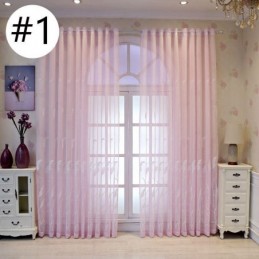 Rideaux Décoratifs En Tulle Brodé Pour Fenêtre De Salon