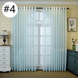 Rideaux Décoratifs En Tulle Brodé Pour Fenêtre De Salon