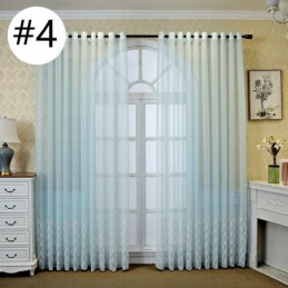 Rideau De Fenêtre Brodé De Luxe Pour Salon, Salle À Manger, Sur Mesure