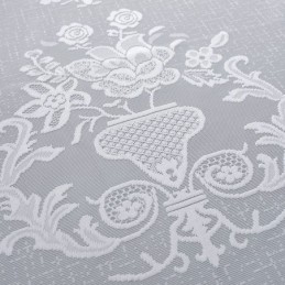 Rideau En Tulle Brodé À Fleurs, Rideau Sur Mesure, Voile Transparent De Luxe