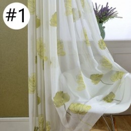 Rideau En Voile De Lotus Élégant, Fabriqué Sur Mesure, Panneau De Stores Pour Salon Et Chambre À Coucher