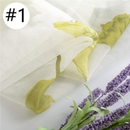 Rideau En Voile De Lotus Élégant, Fabriqué Sur Mesure, Panneau De Stores Pour Salon Et Chambre À Coucher
