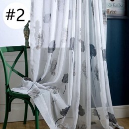 Rideau En Voile De Lotus Élégant, Fabriqué Sur Mesure, Panneau De Stores Pour Salon Et Chambre À Coucher