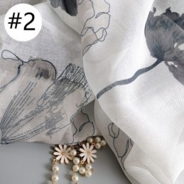 Rideau En Voile De Lotus Élégant, Fabriqué Sur Mesure, Panneau De Stores Pour Salon Et Chambre À Coucher