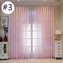 Rideau Européen Sur Mesure, Transparent, Brodé, Pour Salon Et Chambre À Coucher