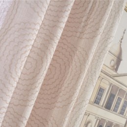 Rideaux Transparents À Imprimé Circulaire Pour Salon Et Chambre À Coucher