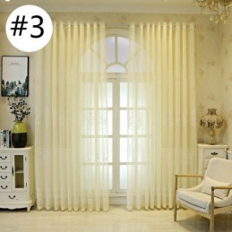 Rideau Transparent Décoratif Brodé À Imprimé Végétal, Rideau Sur Mesure Pour Salon