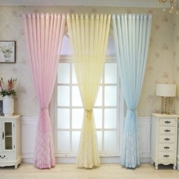 Rideau De Fenêtre De Luxe En Tulle Brodé De Haute Qualité, Fabriqué Sur Mesure